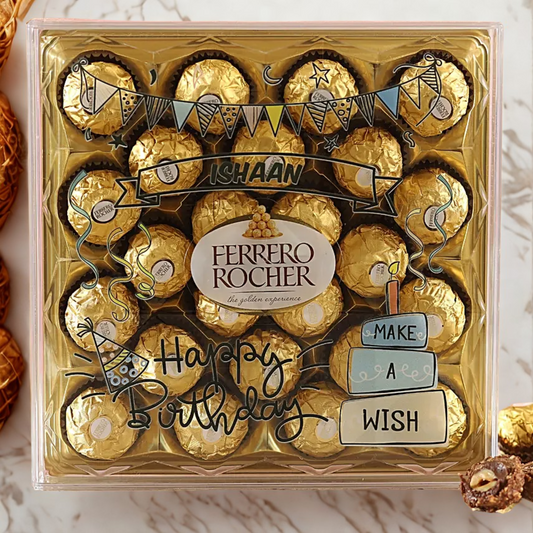 Personalised Birthday Ferrero Box