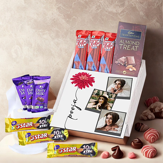 Personalised Mug with Chocolate Temptations